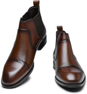 Men's Chukka Boots Genuine Leather Ankle Boot for Men Classic Casual Oxford Style Footwear