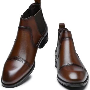 Men's Chukka Boots Genuine Leather Ankle Boot for Men Classic Casual Oxford Style Footwear