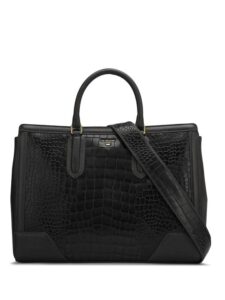Women Textured Leather Structured Satchel Bag With Quilted