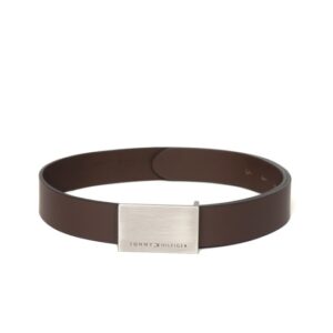 Men Coffee Brown Leather Belt