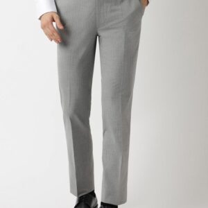 Men Mid-Rise Regular Fit Formal Trousers