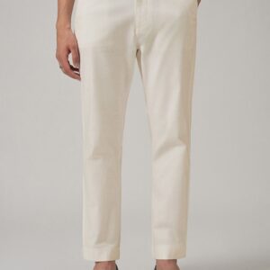 Men Original Light Cream Cotton Trouser